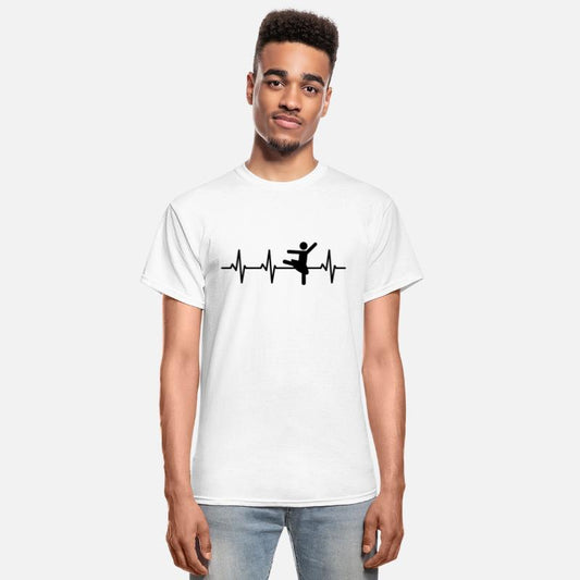 Ballet Dancer Stickfigures Pulse Line