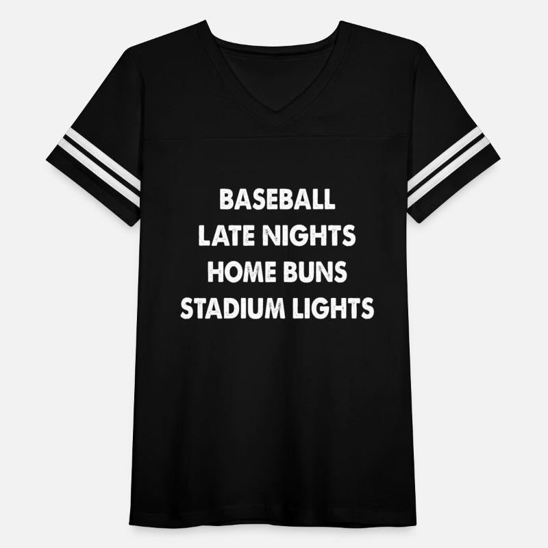 Baseball Late Nights Home Buns Stadium Lights