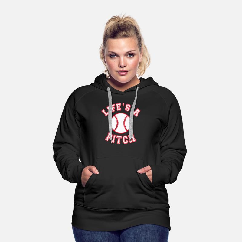 Baseball saying Life's a pitch