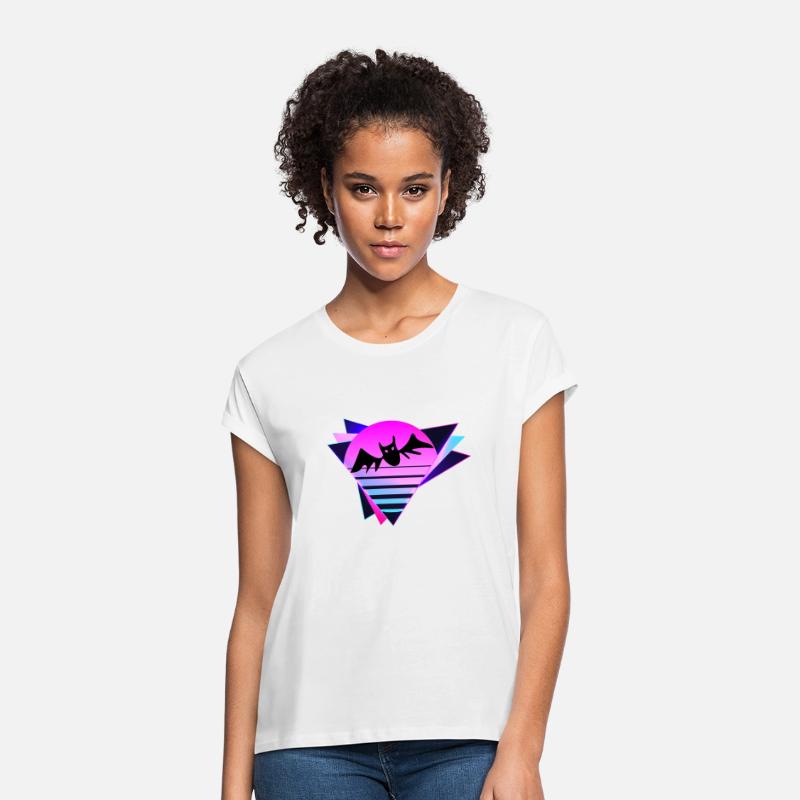 Bat Silhouette Retro 80s Vaporware