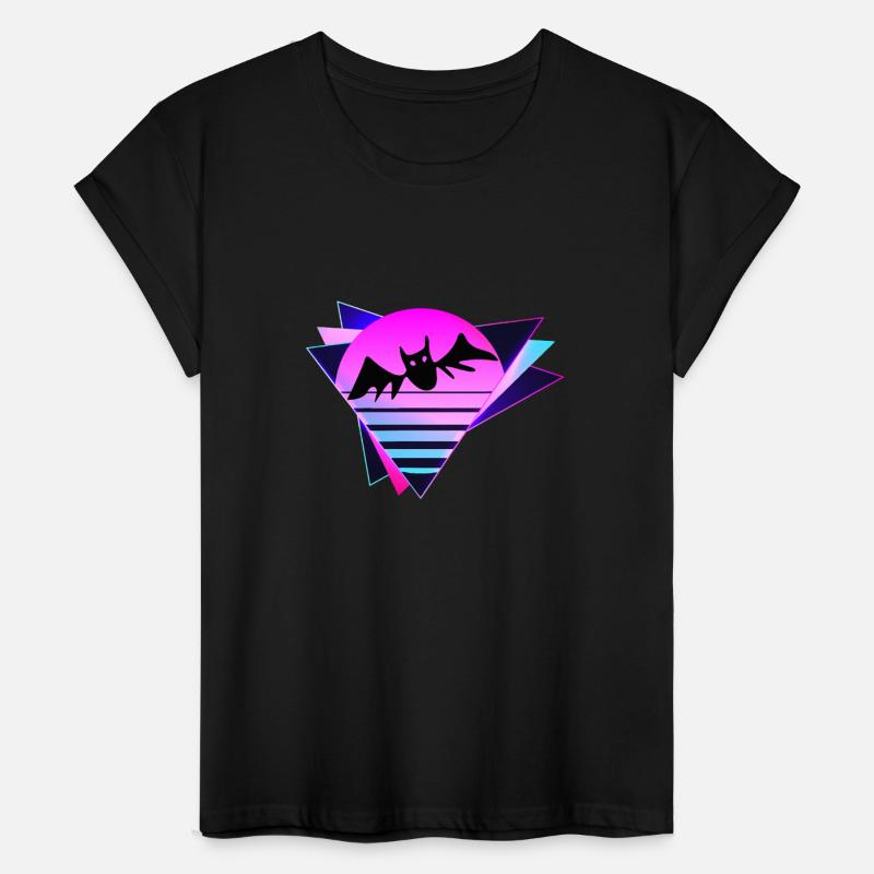 Bat Silhouette Retro 80s Vaporware