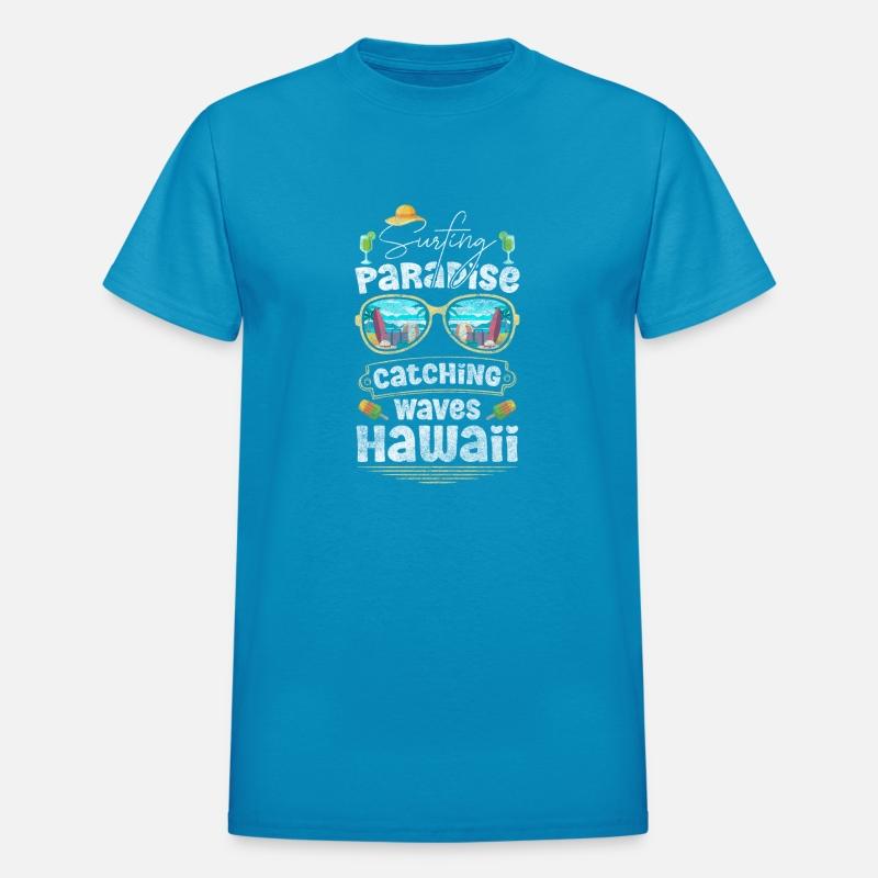 Beach Palm Trees Surf