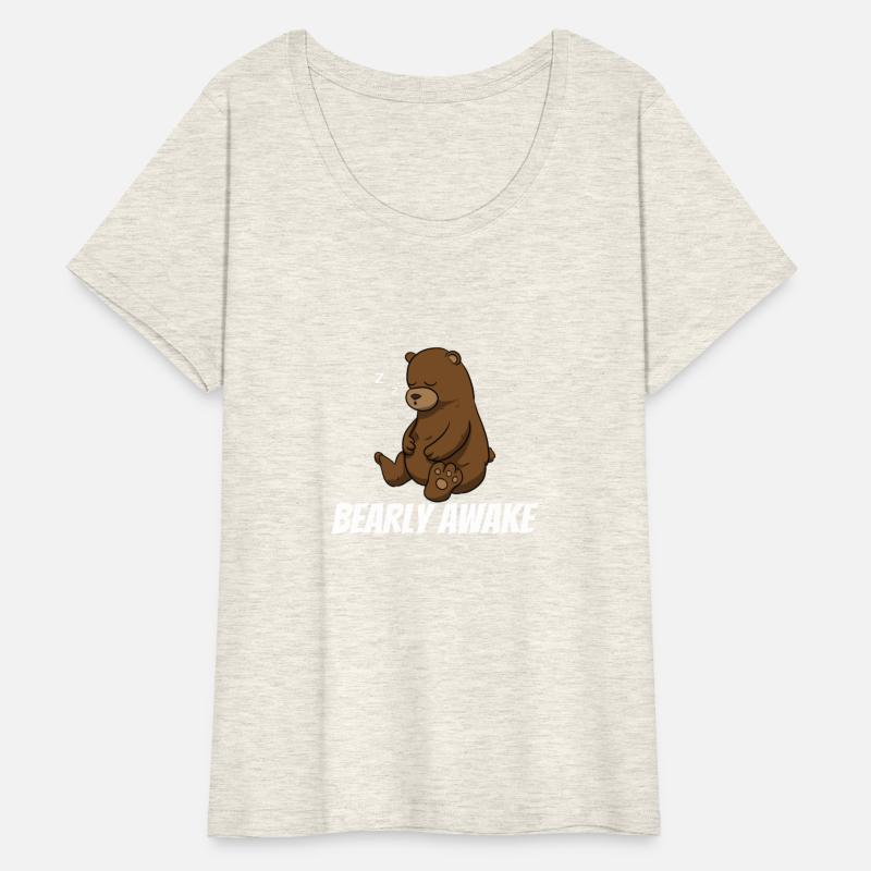 Bearly awake sleepy teddy