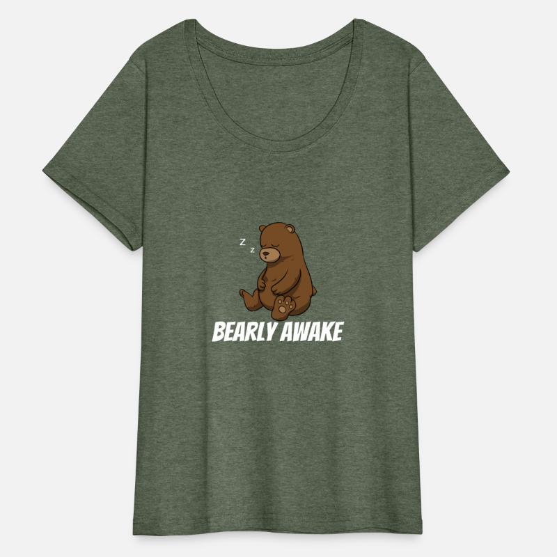 Bearly awake sleepy teddy