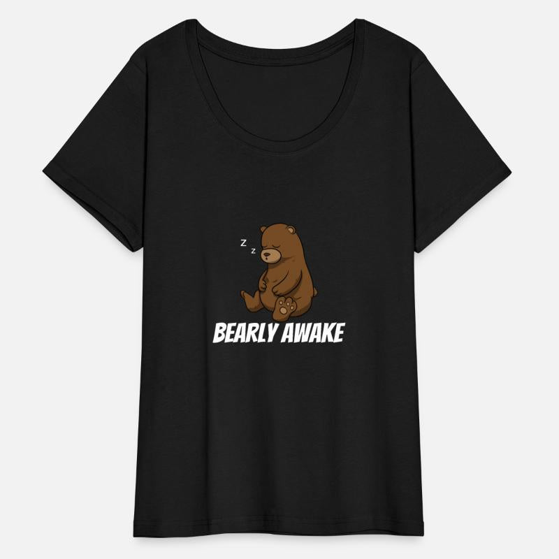 Bearly awake sleepy teddy