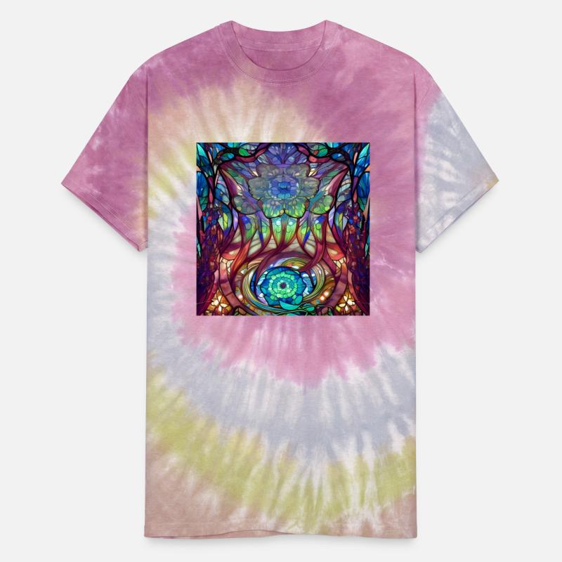 Beautiful Colorful Stained Glass Roses