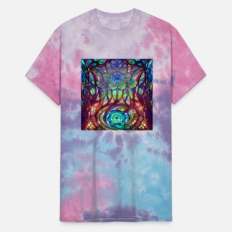 Beautiful Colorful Stained Glass Roses