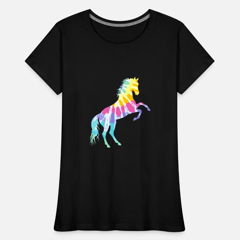 Beautiful Tie Dye Horse