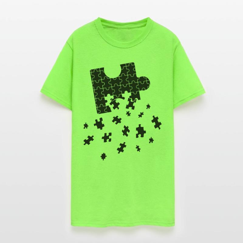 Big Puzzle Piece Flying Puzzles Pieces