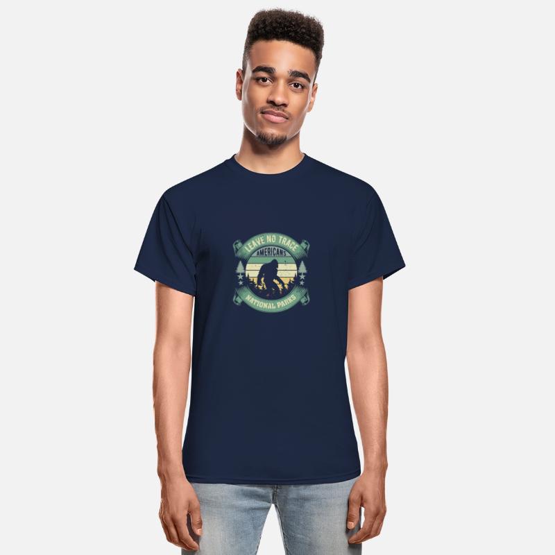 Bigfoot T-Shirt Leave No Trace Man Women And kids