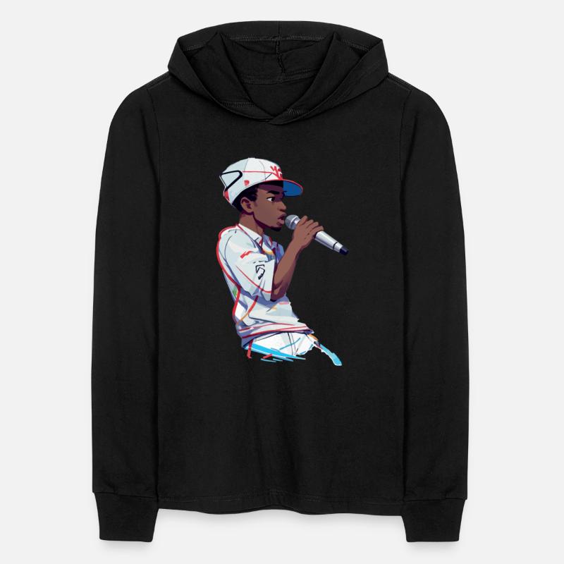 Black Rapper Holding a Microphone