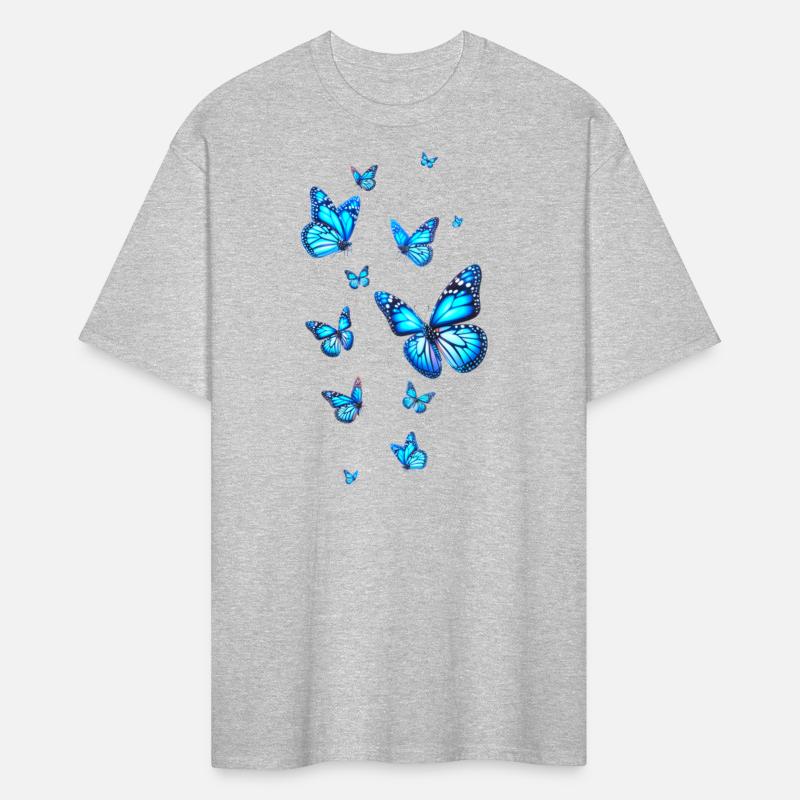 Blue Butterfly Art Garden Beautiful Butterflies