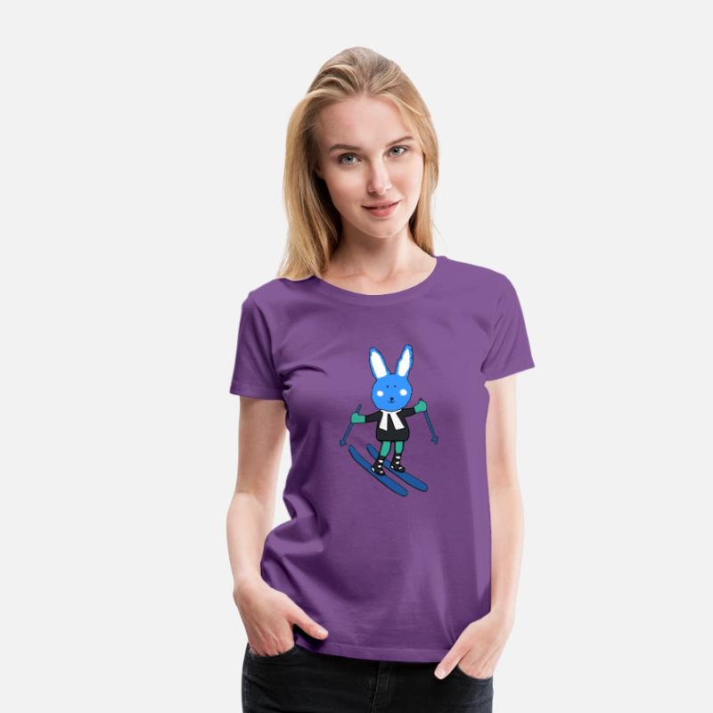 blue rabbit skiing