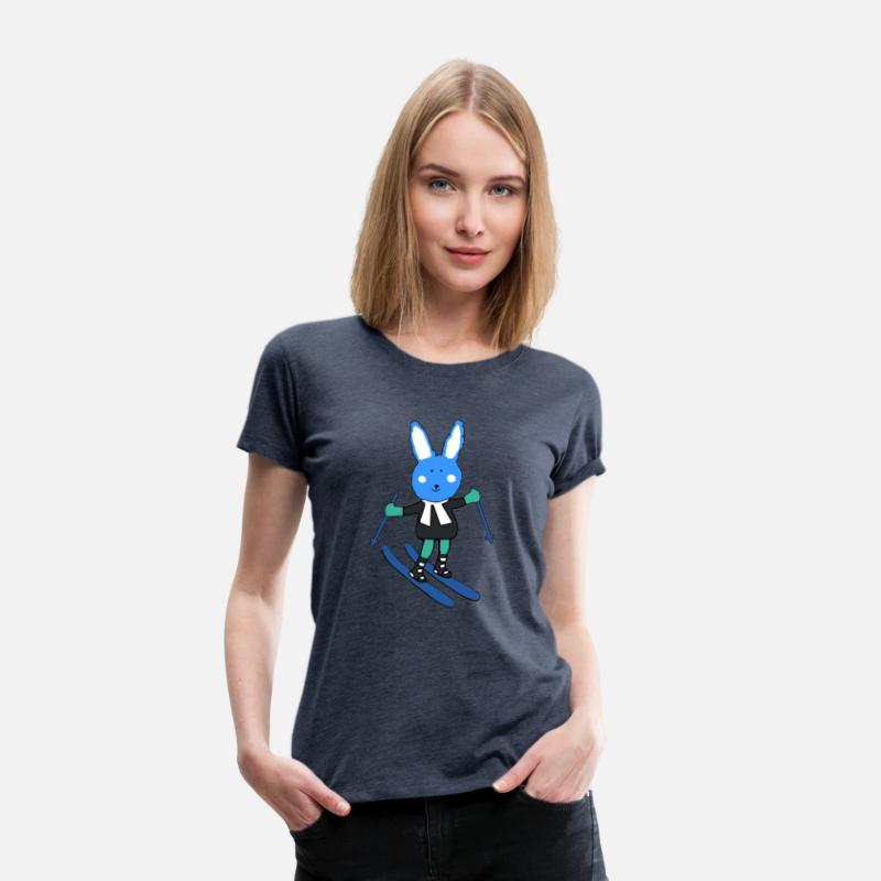 blue rabbit skiing