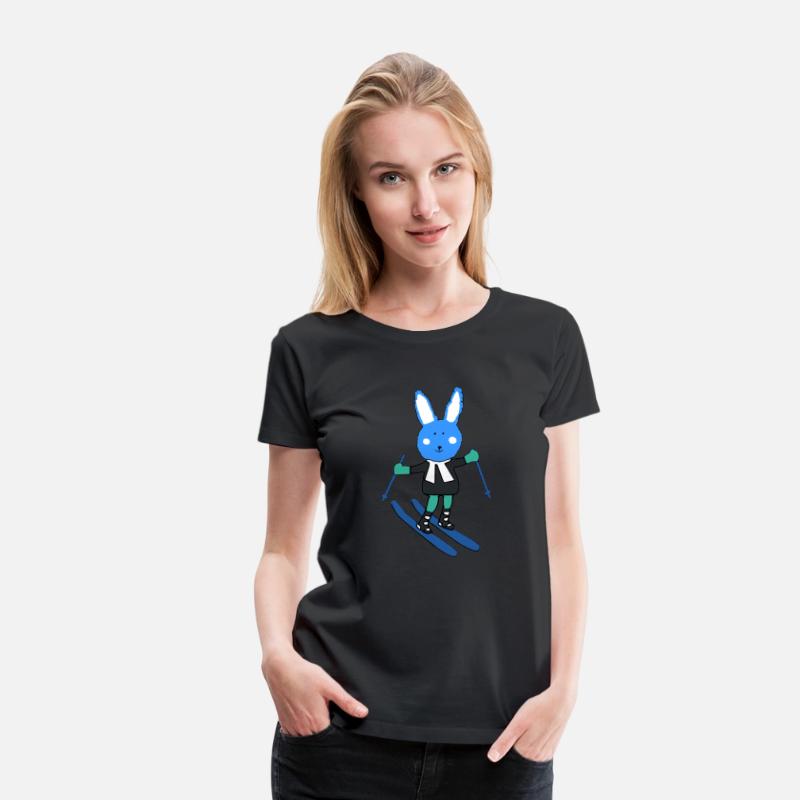 blue rabbit skiing