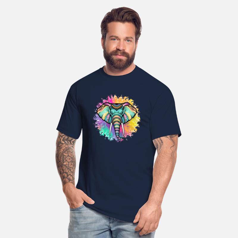 bohemian elephant - Colorful Mandala Elephant