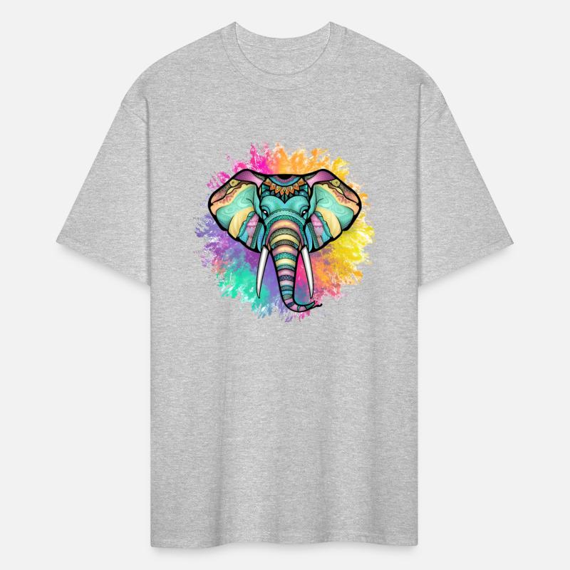 bohemian elephant - Colorful Mandala Elephant