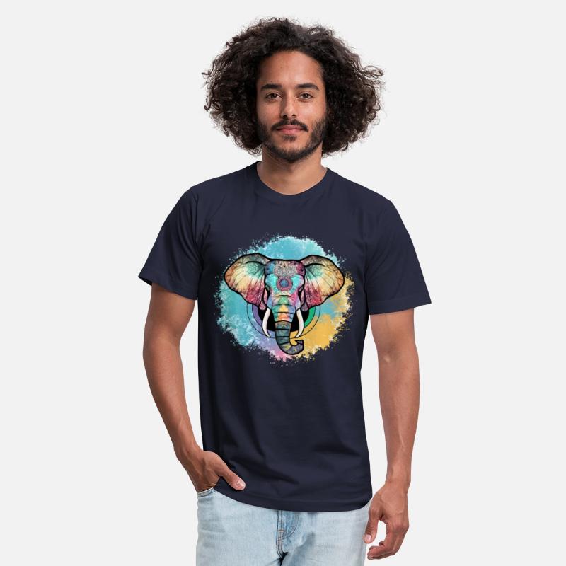bohemian elephant - Colorful Mandala Elephant