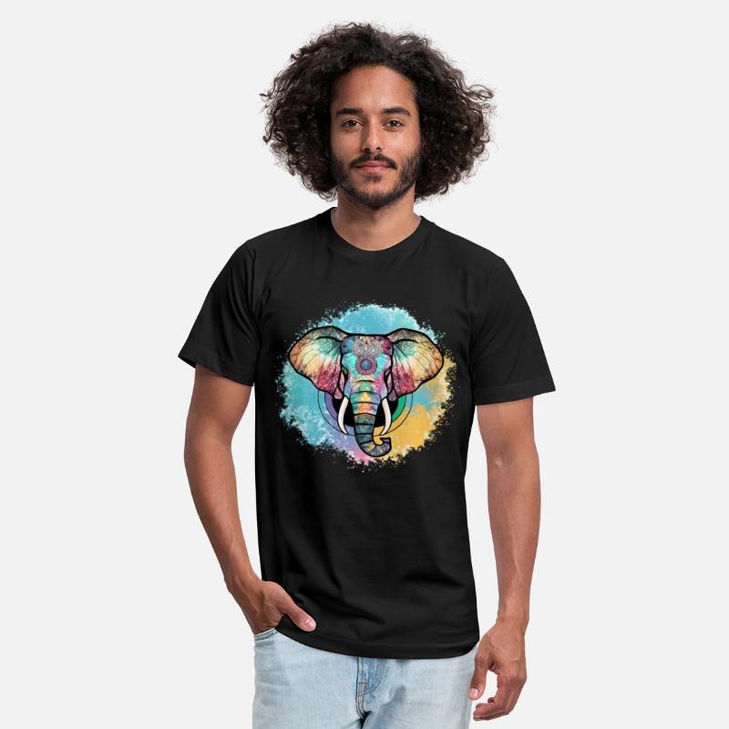 bohemian elephant - Colorful Mandala Elephant
