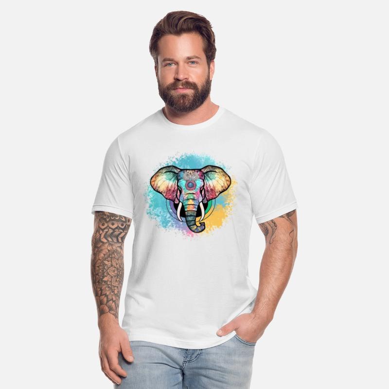 bohemian elephant - Colorful Mandala Elephant