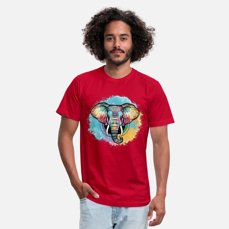 bohemian elephant - Colorful Mandala Elephant