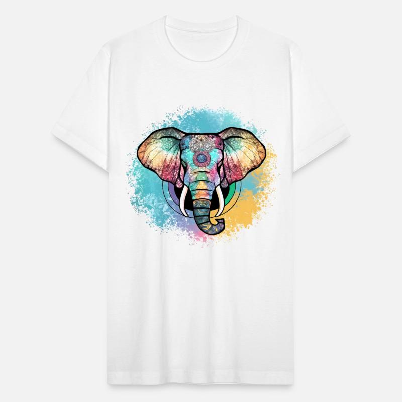 bohemian elephant - Colorful Mandala Elephant