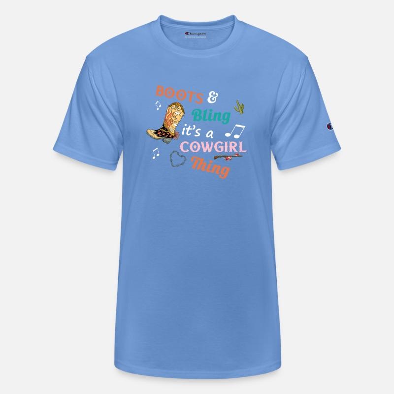 Boots & Bling It's A Cowgirl Thing Funny