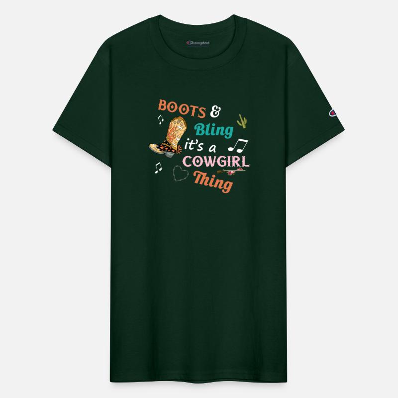 Boots & Bling It's A Cowgirl Thing Funny