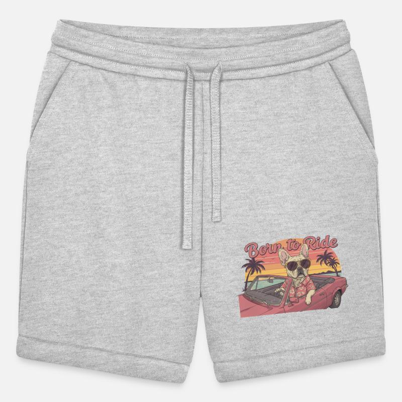 Born-to-Ride-French-Bulldog-Retro-Sunse-Tee