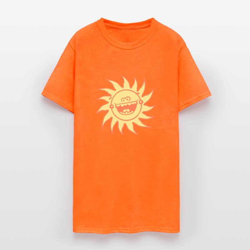 Bright Sun Funny Happy Face Smile Comic Cartoon