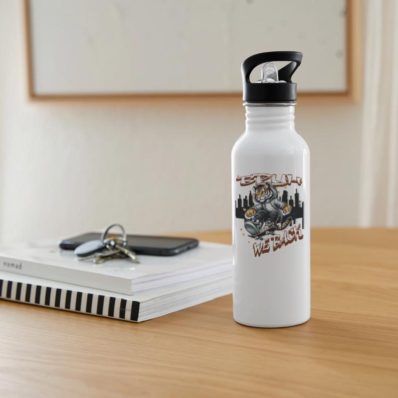 Bruh We Back Tiger Skater - Back to School