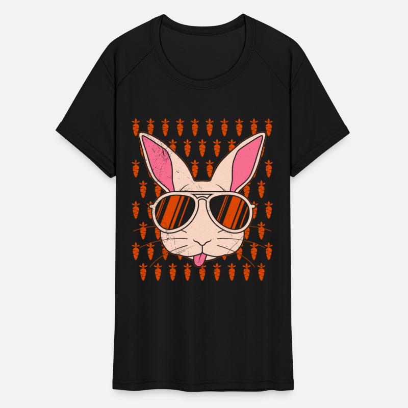 Bunny face Cool Easter Bunny with Glasses