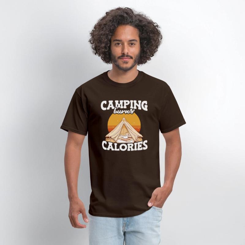 Camping Burns Calories Hikers Camp Mountain Hiking