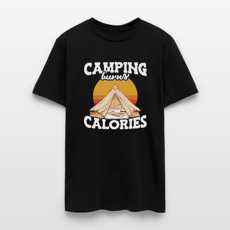 Camping Burns Calories Hikers Camp Mountain Hiking