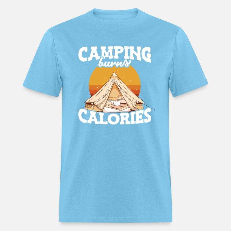 Camping Burns Calories Hikers Camp Mountain Hiking