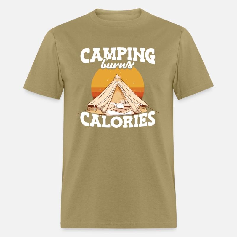 Camping Burns Calories Hikers Camp Mountain Hiking