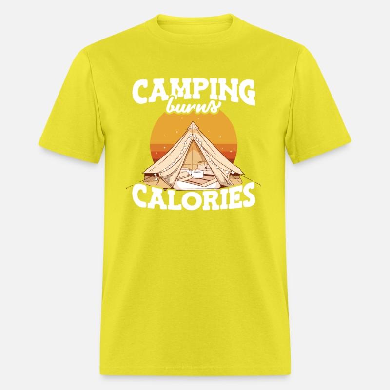 Camping Burns Calories Hikers Camp Mountain Hiking