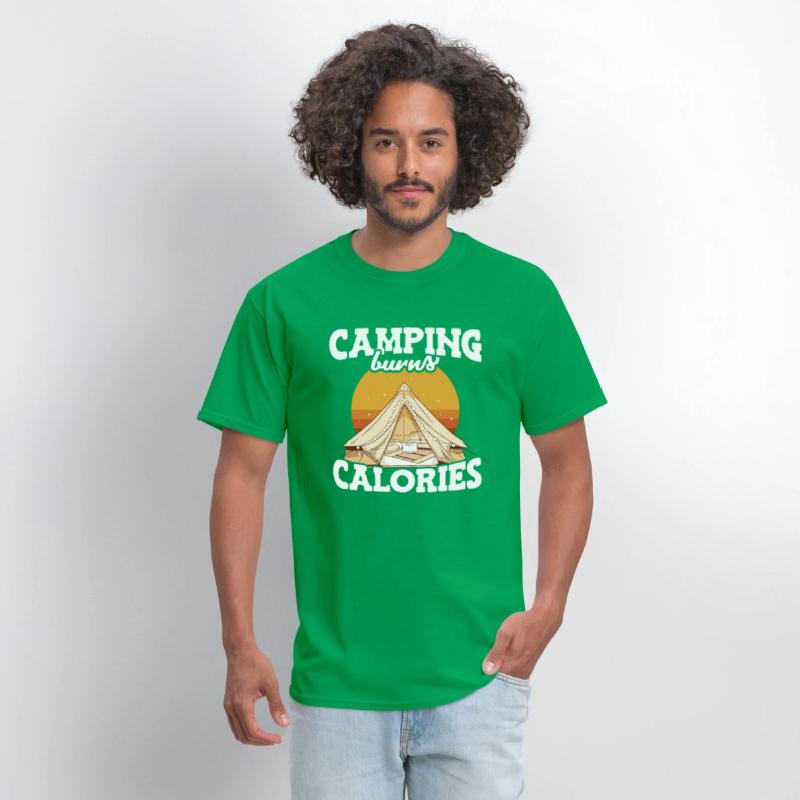 Camping Burns Calories Hikers Camp Mountain Hiking