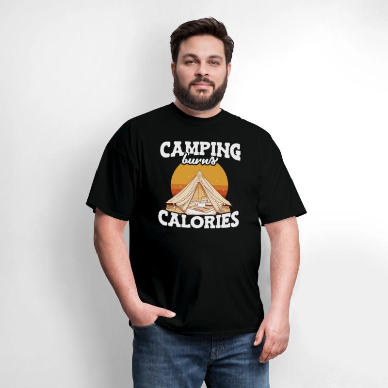 Camping Burns Calories Hikers Camp Mountain Hiking