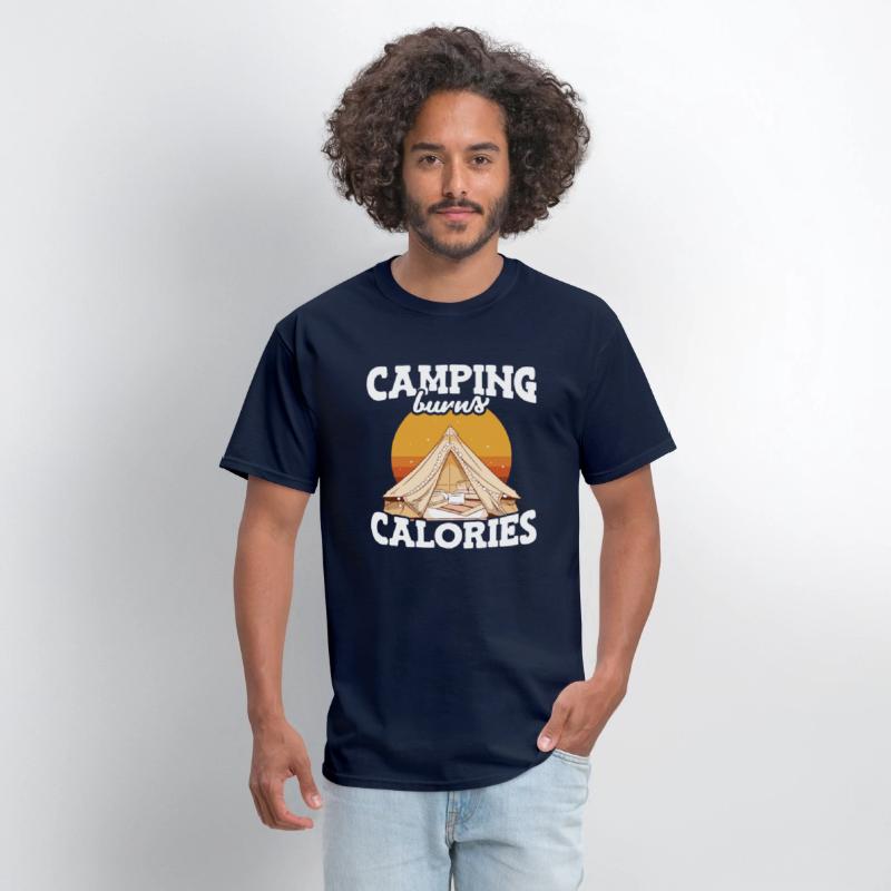 Camping Burns Calories Hikers Camp Mountain Hiking