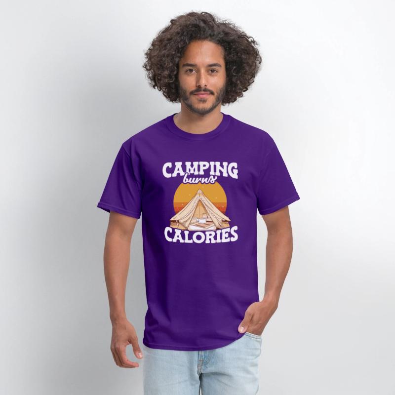 Camping Burns Calories Hikers Camp Mountain Hiking
