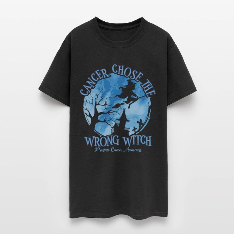 Cancer Witch Light Blue Prostate Cancer