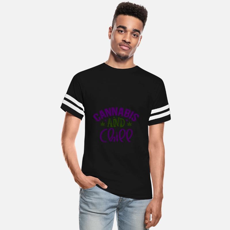 Cannabis And Chill Marijuana Funny Cannabis TShirt