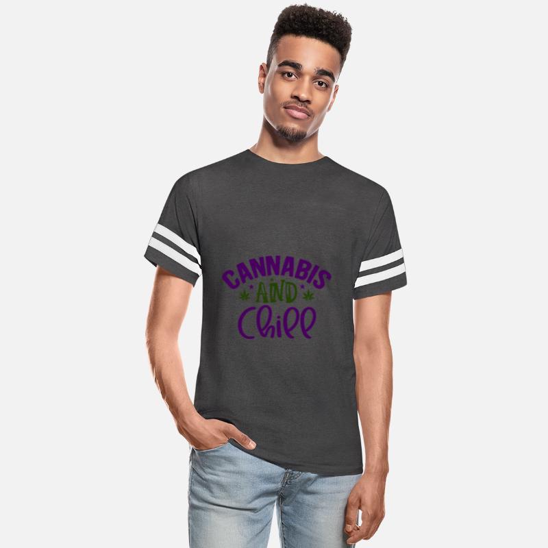Cannabis And Chill Marijuana Funny Cannabis TShirt