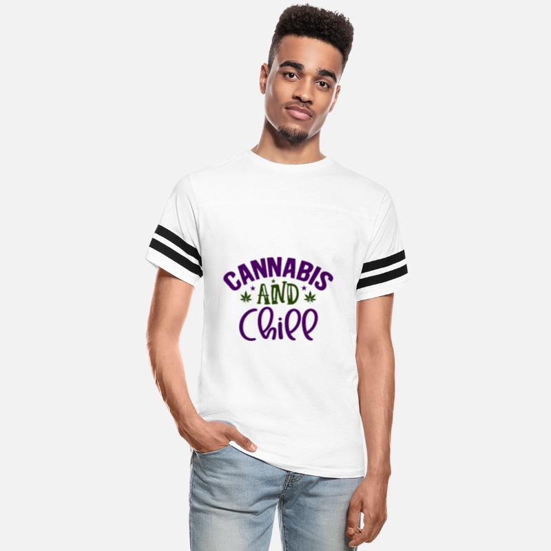 Cannabis And Chill Marijuana Funny Cannabis TShirt
