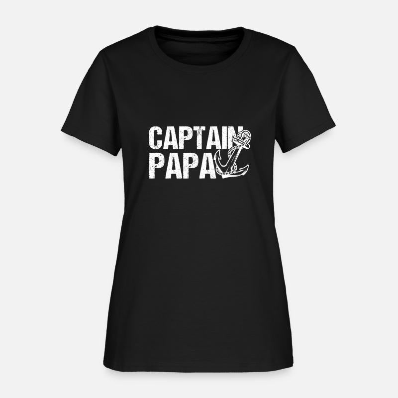 Captain Papa Pontoon Gift Lake Sailor Fishing
