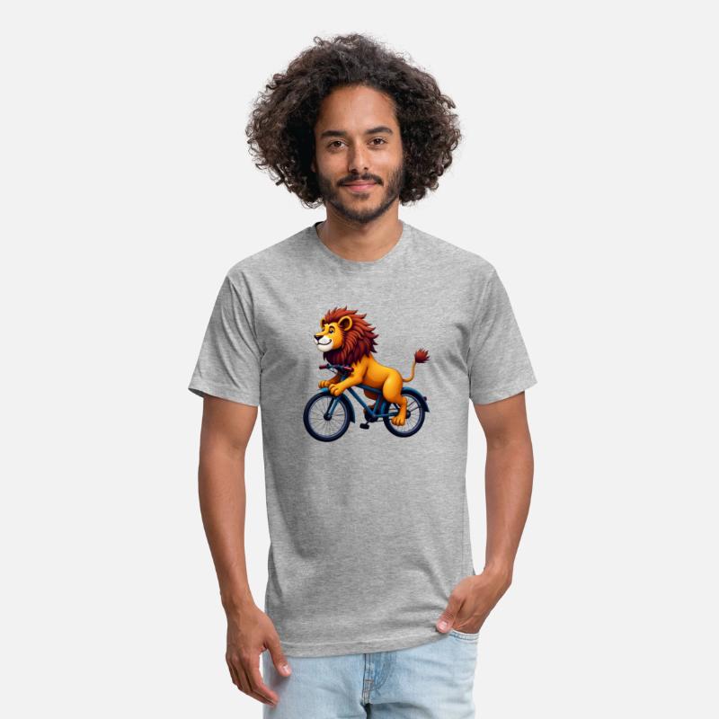 Charming Lion Bike Rider