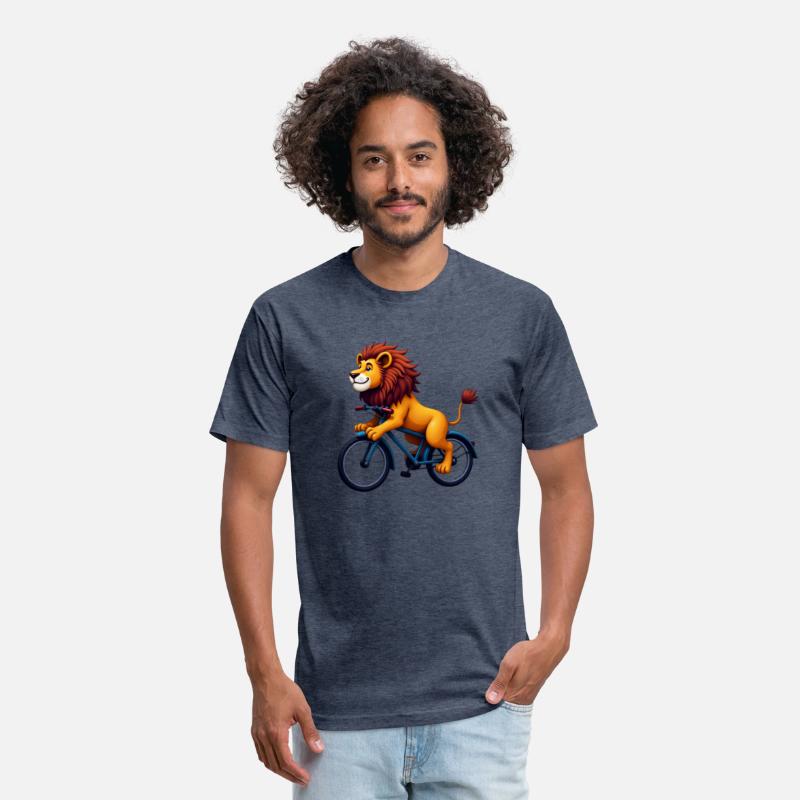 Charming Lion Bike Rider