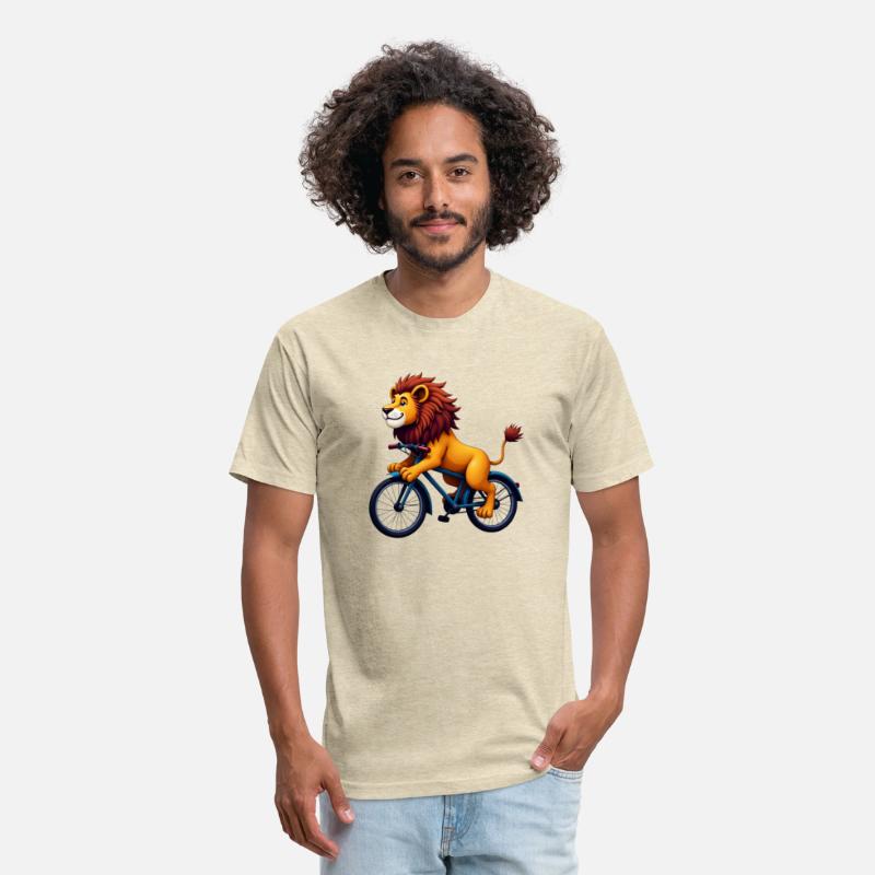 Charming Lion Bike Rider