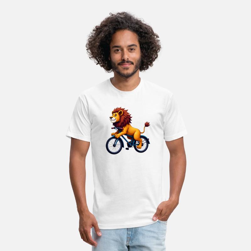 Charming Lion Bike Rider